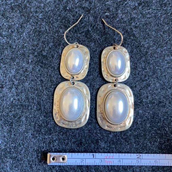 Pearl dangle earrings - Picture 5 of 5